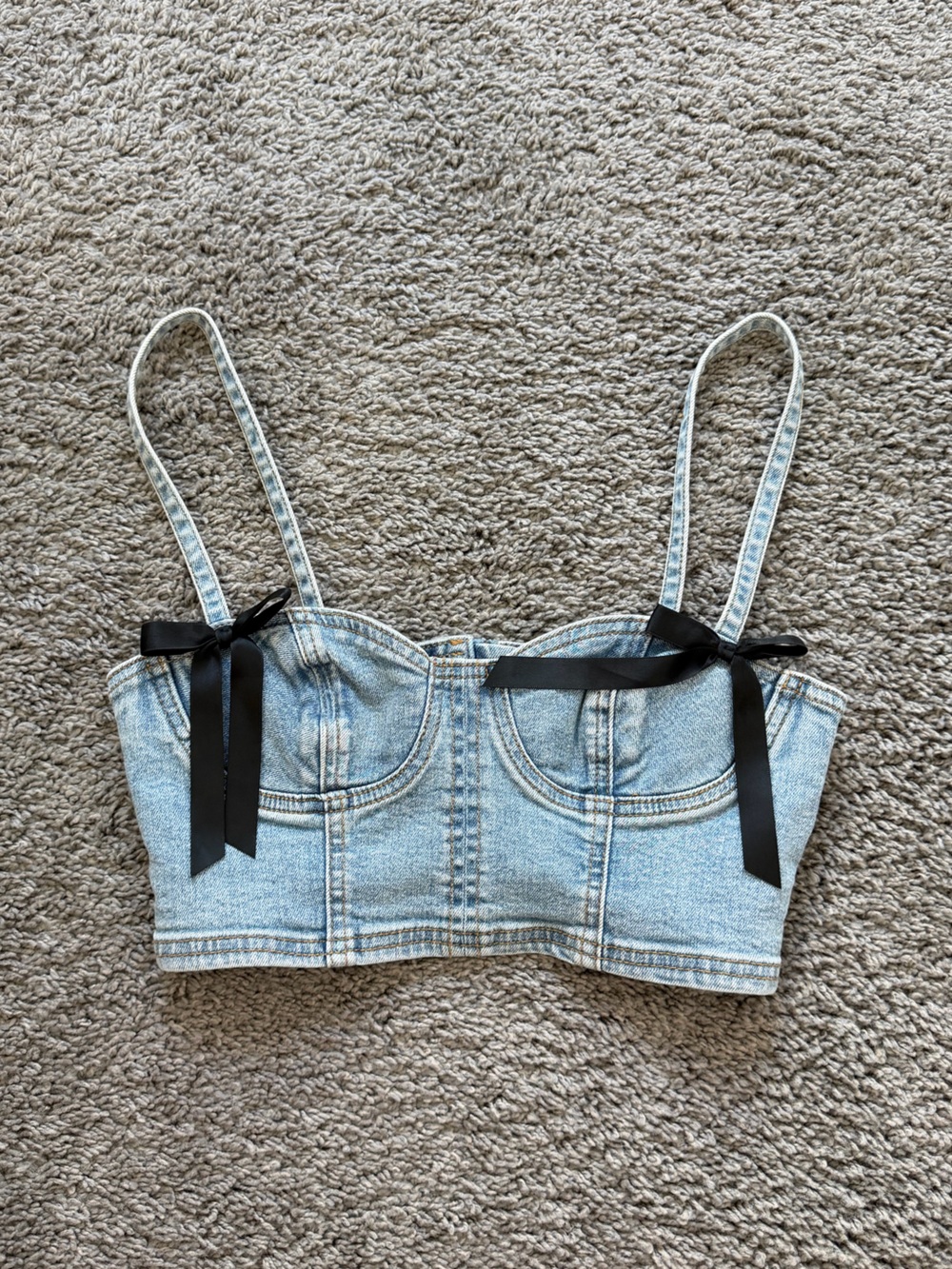 Pacsun Women's Demin Crop Top